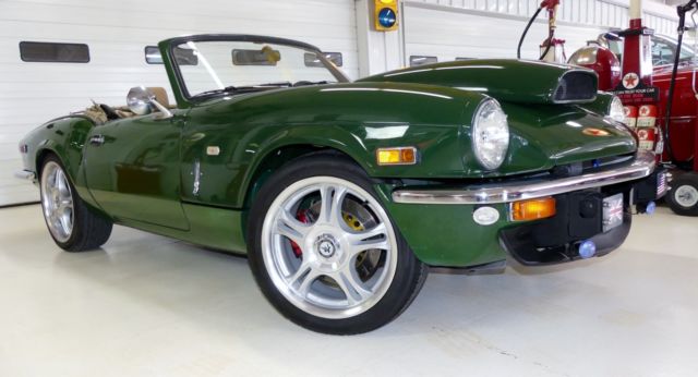 1977 triumph spitfire 1500 777 miles green 2 door convertible 2.8 v6 manual 5-sp