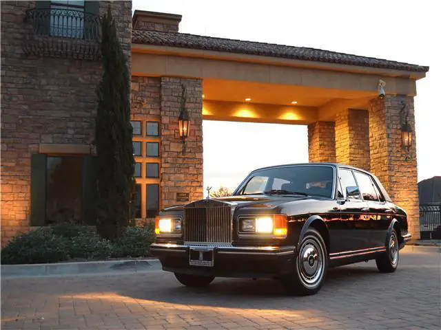 1990 rolls royce silver spur ii 26,240 miles masons black 6.75