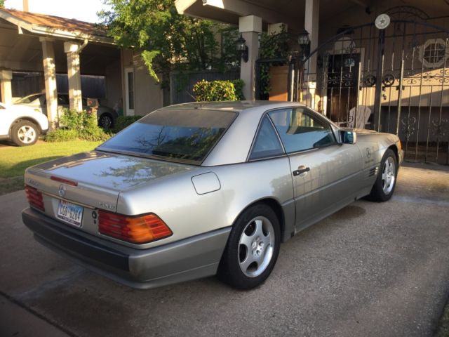 1991 mercedes 300 sl roadster - dream car! - convertible & hardtop w/ roll bar!