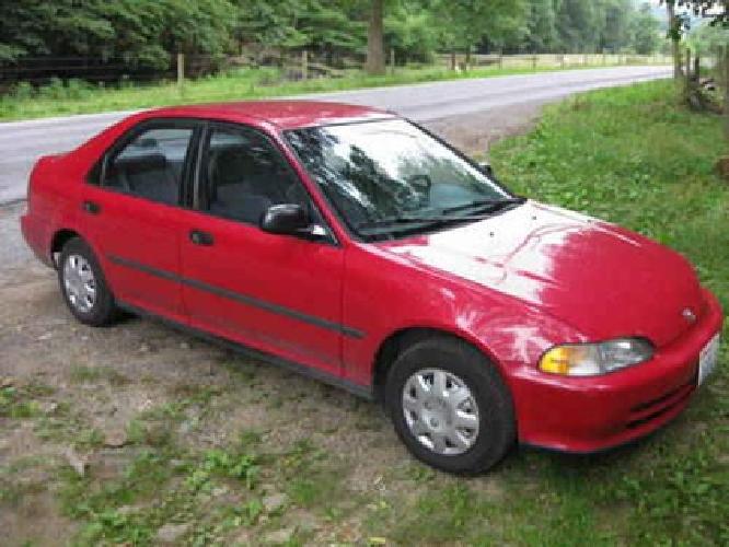 1995 honda civic dx 1.5 liter 45 mpg in narvon, pa