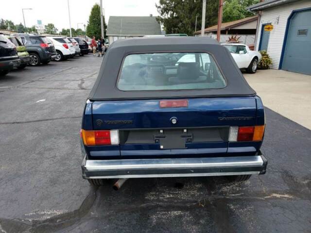 1987 volkswagen cabriolet base 2dr convertible manual 5-speed fwd i4 1.8l