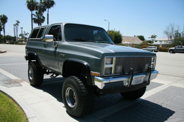 1987 gmc jimmy sierra classic ed. 4x4 lifted v8, auto, a/c, beautiful! k5 blazer
