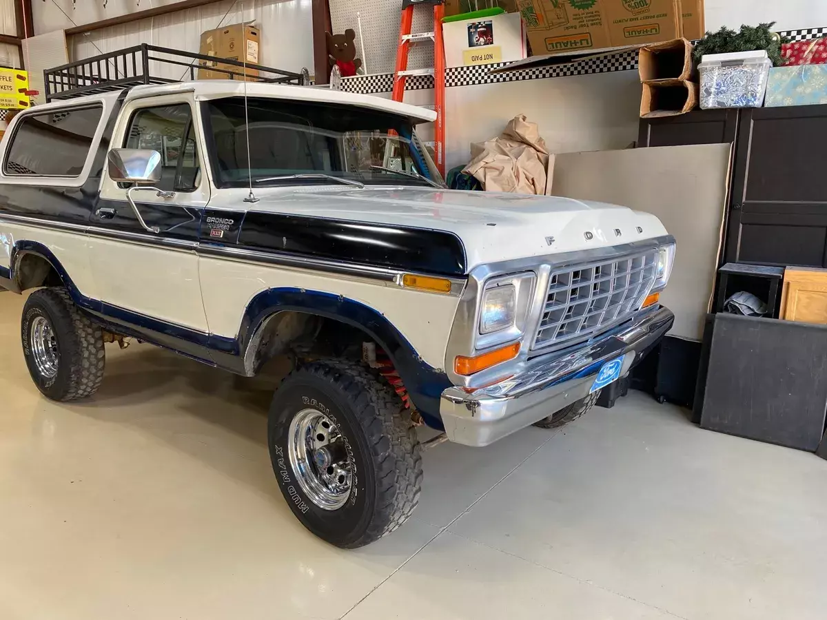 1978 ford bronco suv blue 4wd automatic xlt