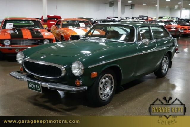 1973 volvo 1800es cypress green station wagon 1986cc 4-cylinder 74099 miles