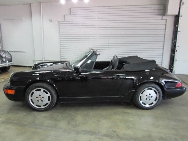 1990 porsche 911 carrera 4 cabriolet 71k miles black over black with 5-speed