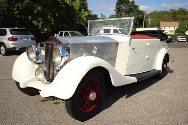 1936 rolls royce convertible!