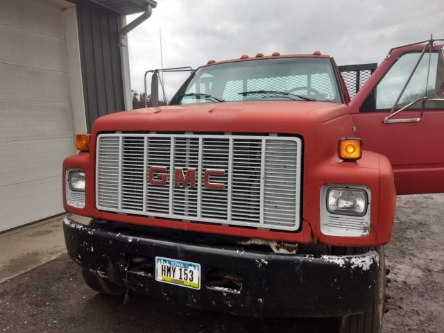gmc topkick 7000 stake/dump