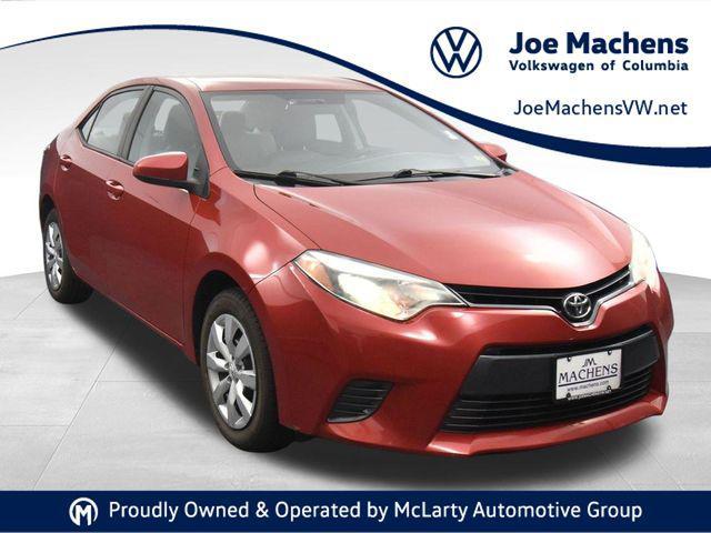 2016 toyota corolla le