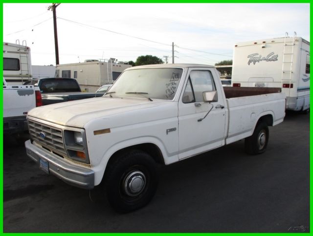 1982 ford f-250 pickup 6-cylinder automatic gas no reserve