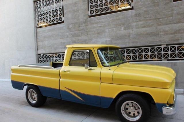 1966 chevrolet c-10 pickup 109297 miles yellow pickup 350 ci v8 automatic