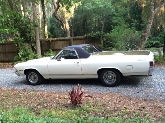 1968 chevrolet el camino; original to the bone. real factory "ss", 396ci