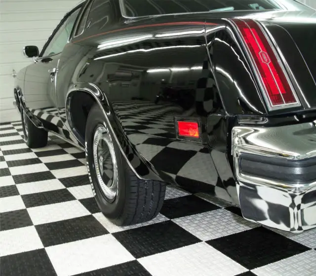 1976 455 oldsmobile cutlass salon "heavily optioned" black/red low miles rare!!!