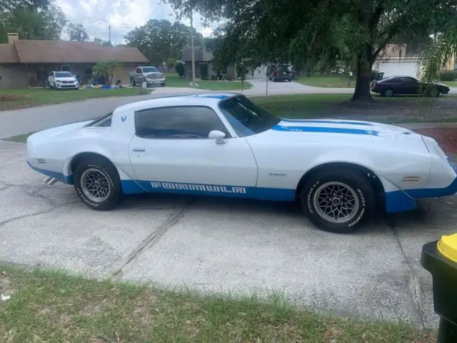 1979 pontiac firebird sportscar white rwd manual ws6