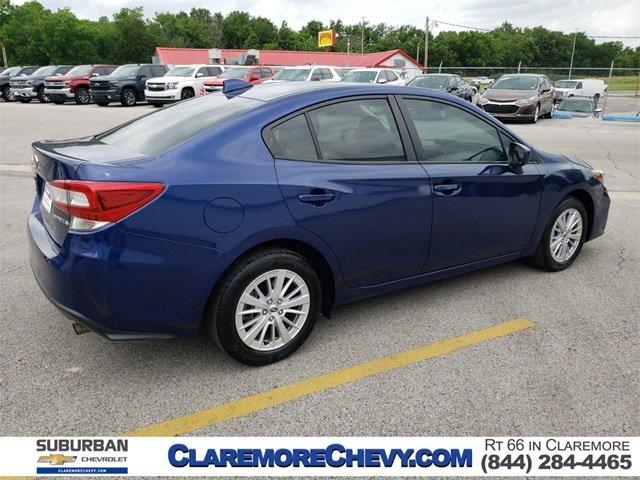 used 2018 subaru impreza 2.0i premium sedan claremore, ok 74017 for sale in claremore, oklahoma