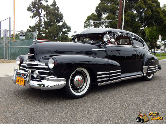 1947 chevrolet fleetline aero 2dr sedan 235 six vacuum power shift must see