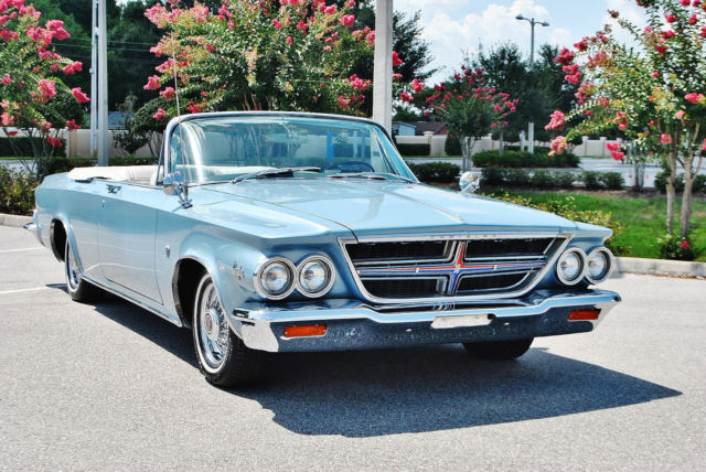 elegant collector quality 64 chrysler 300 k convertible factory a/c loaded mint
