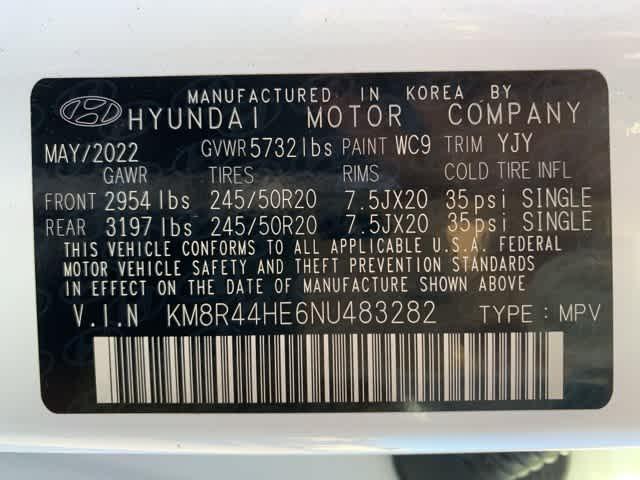 2022 hyundai palisade sel