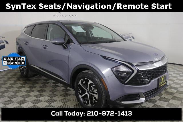 2023 kia sportage ex w/ syntex seats, navigation, remote