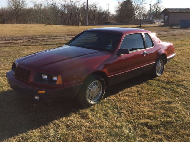1986 ford thunderbird 4 cylinder 5 speed manual turbo