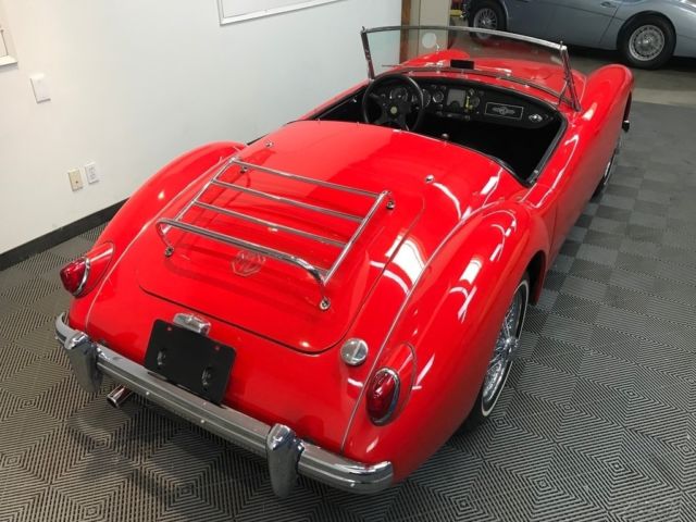 1958 mga 1500 roadster. nice looking texas car. older resto running and driving