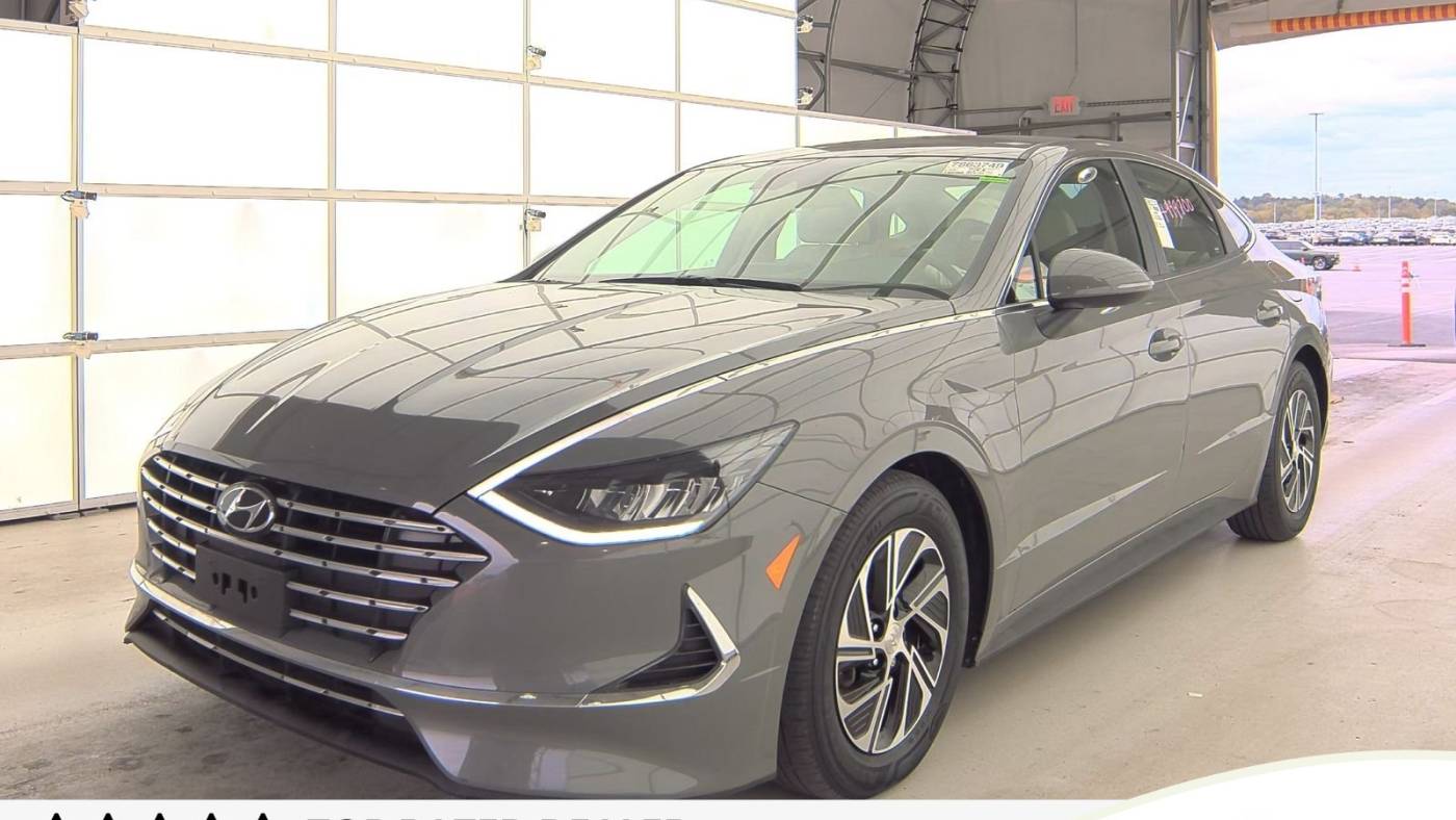 2021 hyundai sonata hybrid blue