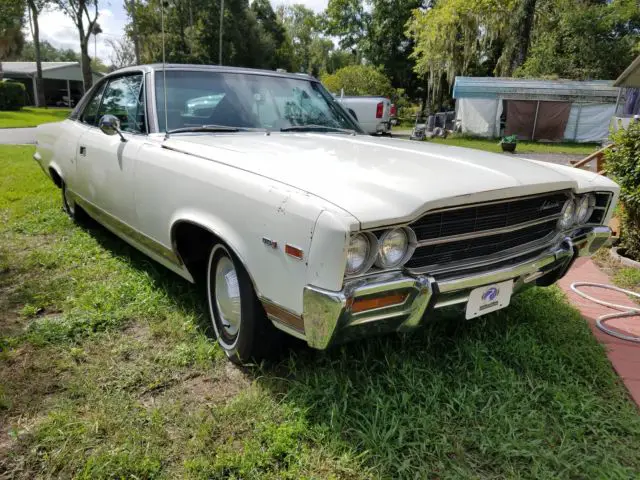 1969 amc ambassador sst 2 door coupe , 343 v8 3 speed, pwr bks, steering, a/c