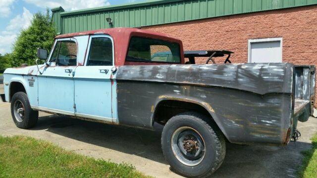 1971 dodge sweptline crew cab 4wd power wagon pu factory air 383 automatic trans