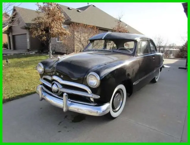 1949 ford 2 door coupe v8 flat head 3-on-the-tree manual transmission nebraska