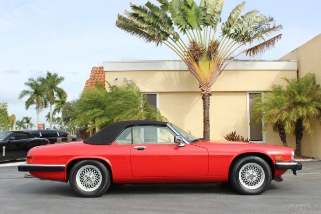 1990 jaguar xjs v12 convertible one owner florida 30k full service history