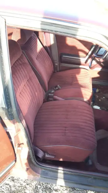 pontiac 6000 1987 4 door sedan vehicle