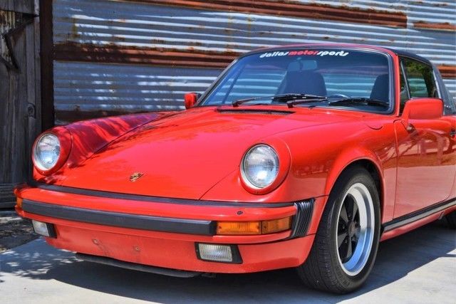 85 targa, fuchs, 20yrs of records, red / black, 62k miles