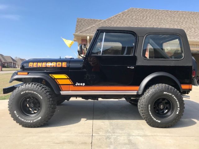 1984 jeep cj-7 renegade, amc 258, 4 spd, restored, lifted w/33's