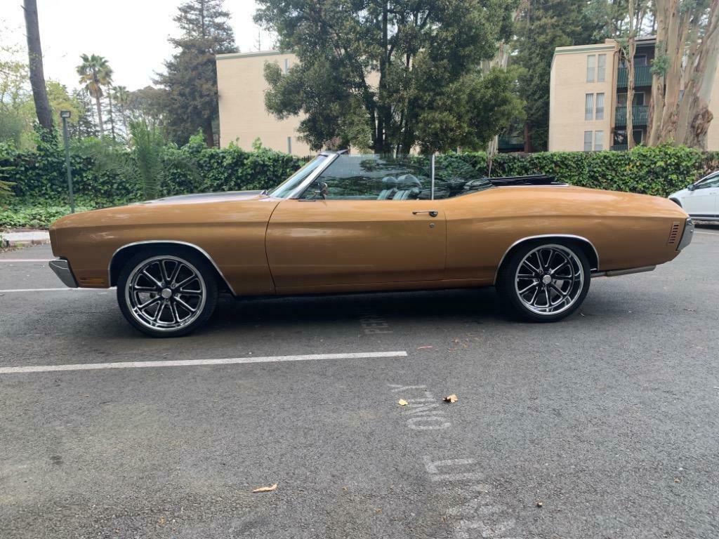 1970 chevrolet chevelle ss convertible ss autumn gold