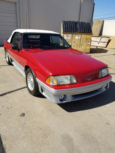 89 mustang gt fox body, automatic, 105k miles, convertible, 25th anniversary!