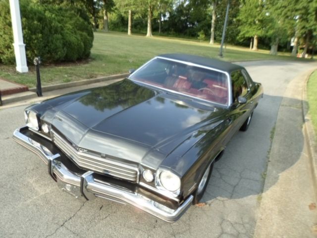 1973 buick century luxus coupe 2-door 5.7l 350ci automatic vinyl roof a/c clean