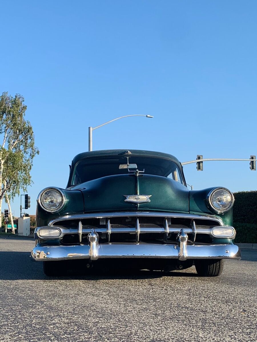 1954 chevrolet 150 wagon white rwd automatic