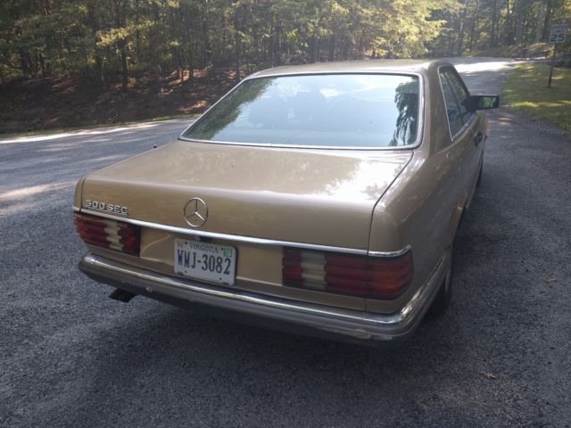 1985 500sec mercedes