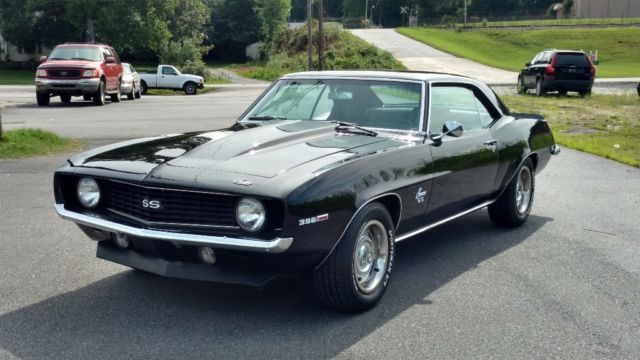 beautiful black big block 69 camaro ss 396 tribute