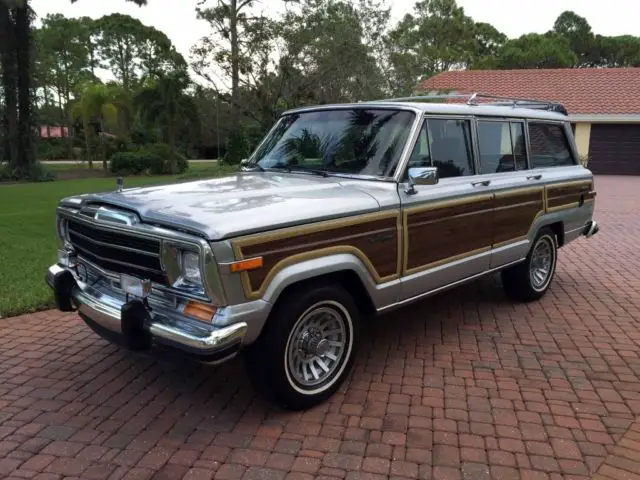1991 jeep grand wagoneer - final year, leather, 4wd, woody, extras