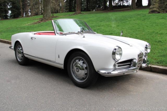 1956 alfa romeo giulietta spider. excellent! see video