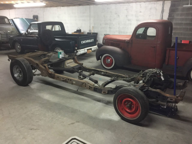 1953 chevrolet truck 3100 3600 rat rod shop truck project with s10 frame and kit
