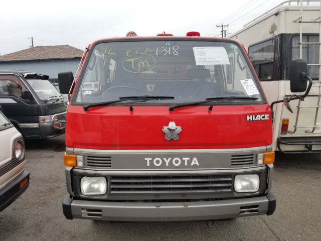 toyota hiace fire engine truck 1991 4x4 diesel only 5000ml