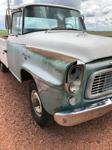 vintage, rat rod, 1959 international harvester, ih, b120 4x4 pickup