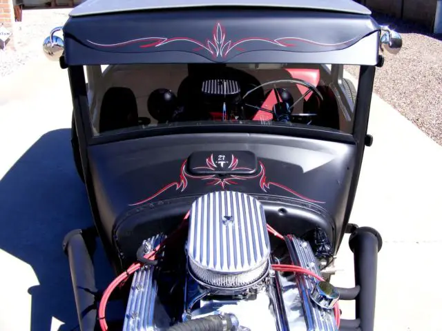 1927 model t 2d sedan - rat rod style hot rod - chopped - full custom - ragtop !