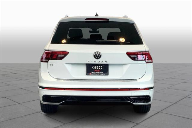2022 volkswagen tiguan 2.0t se r-line black