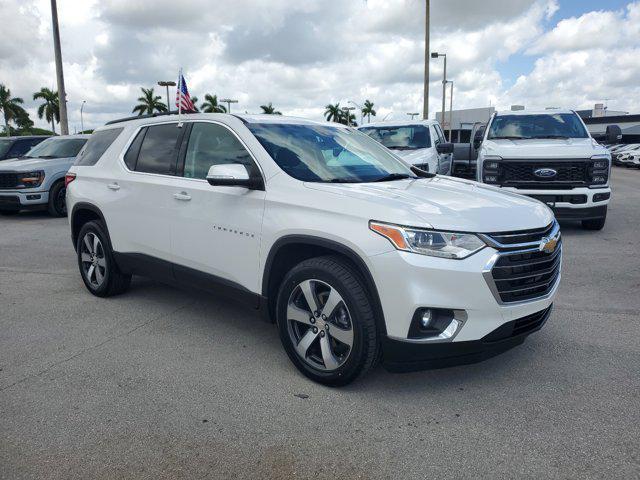 2021 chevrolet traverse lt leather