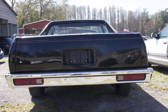 1986 chevrolet el camino pickup truck. black, good condition, 2 door, antique gm
