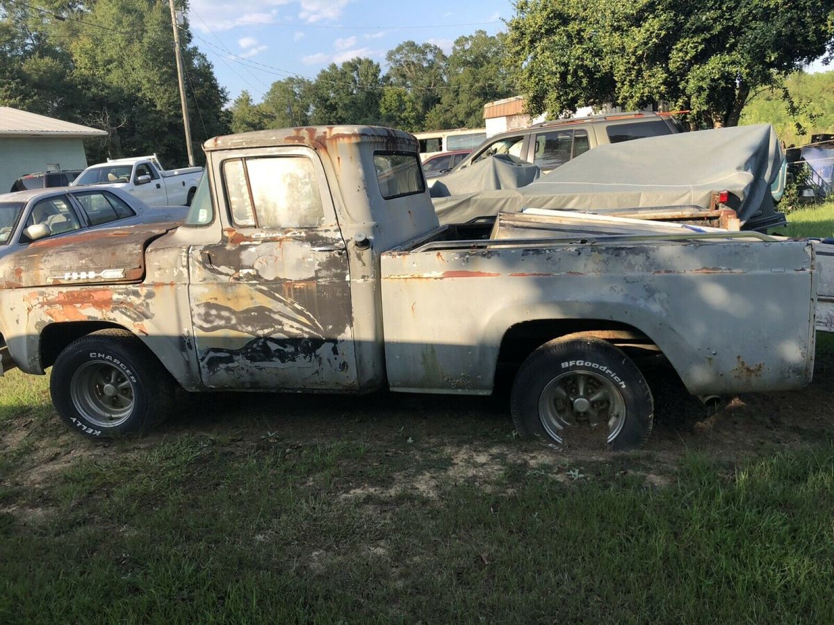 1960 ford f100 pickup grey rwd manual