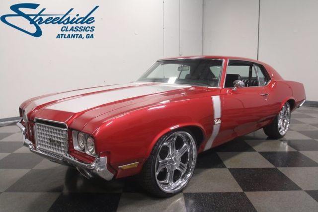 1971 oldsmobile cutlass 75259 miles red coupe 350 v8 automatic