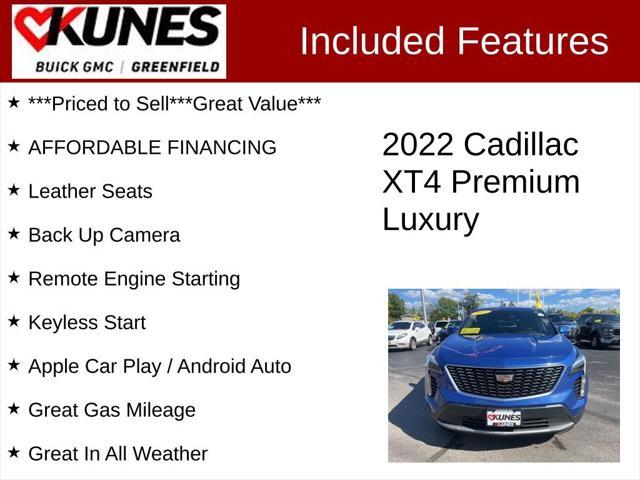 2022 cadillac xt4 premium luxury